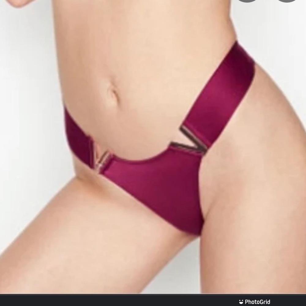 Victoria’s Secret luxe brazilian V logo panties
